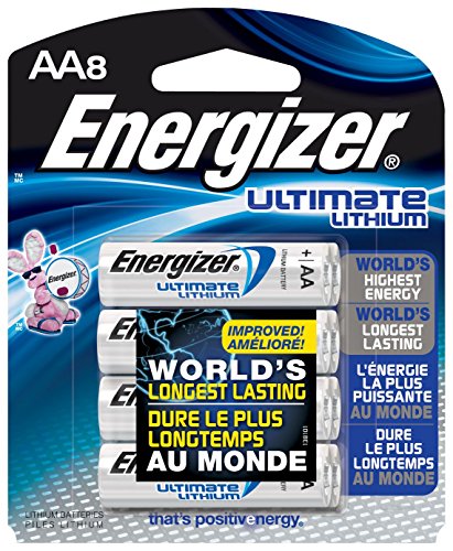 Baterías AA Ultimate Lithium Energizer L91BP-8 (Paquete de 8) - imagen 1