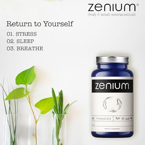 Suplemento Zenium para Alivio del Estrés - Apoya el Estado de Ánimo y la Concentración Mental - Relájate y Siente Calma - Con Ashwagandha, Magnesio y - imagen 6
