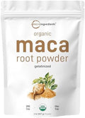 Polvo de Raíz de Maca Orgánica Micro Ingredients, 2 Libras, Gelatinizado para Mejor Absorción, Rico en Antioxidantes, Sin OMG, Vegano y de Origen - imagen 1