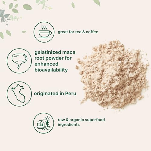 Polvo de Raíz de Maca Orgánica Micro Ingredients, 2 Libras, Gelatinizado para Mejor Absorción, Rico en Antioxidantes, Sin OMG, Vegano y de Origen - imagen 4