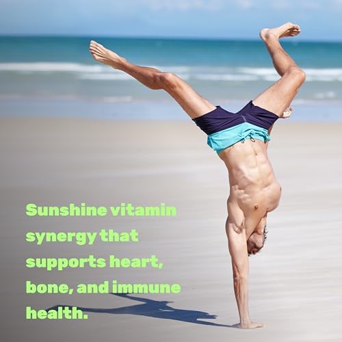 Suplemento DEAL Vitamina D3 2,000 UI + K2 MK7 50mcg en Softgels | Complejo 2 en 1 con Aceite de Coco Virgen | Apoya Salud del Corazón, Huesos, - imagen 4