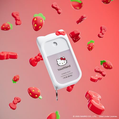 Set de Gel Antibacterial Touchland x Hello Kitty® con Estuche, Hidratante y Aromatizado, Tamaño de Viaje, Sin Colorantes - imagen 2