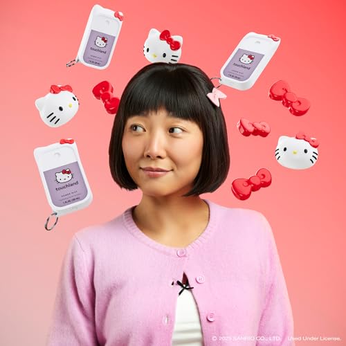 Set de Gel Antibacterial Touchland x Hello Kitty® con Estuche, Hidratante y Aromatizado, Tamaño de Viaje, Sin Colorantes - imagen 5