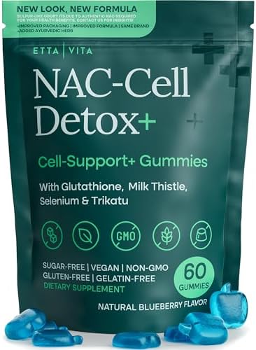 Gomitas de NAC Sin Azúcar (Complejo de Soporte Inmunológico) N-Acetil Cisteína, Vitamina C y Zinc - Apoya la Salud Respiratoria, Desintoxicación - imagen 7