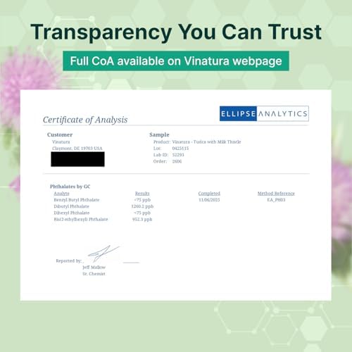 VINATURA TUDCA Cardo Mariano 1250mg - Suplemento Tudca, Sales Biliares, Apoyo Hepático, Suplementos para la Vesícula Biliar *Hecho y Probado en EE. - imagen 8