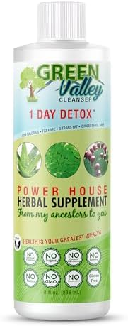 Limpiador Green Valley – Suplemento Detox Herbal Natural para Colon | Apoya la Digestión, Alivio de la Inflamación y Regularidad | 8 oz Líquido - imagen 1