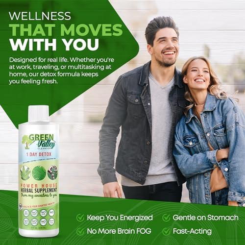 Limpiador Green Valley – Suplemento Detox Herbal Natural para Colon | Apoya la Digestión, Alivio de la Inflamación y Regularidad | 8 oz Líquido - imagen 8