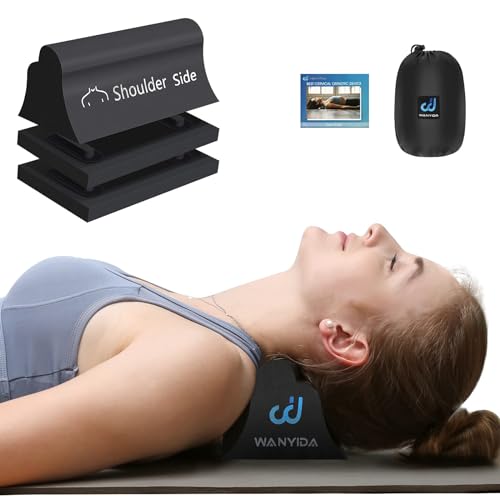 Relajante para Cuello y Hombros WANYIDA, Almohadas Quiroprácticas para Alivio del Dolor, Dispositivo de Tracción Cervical, Elegible para FSA HSA - imagen 1