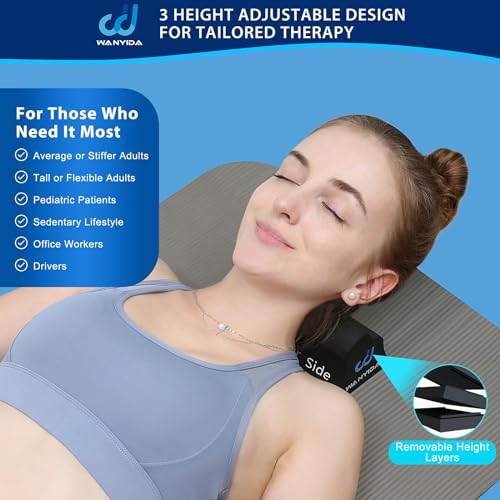 Relajante para Cuello y Hombros WANYIDA, Almohadas Quiroprácticas para Alivio del Dolor, Dispositivo de Tracción Cervical, Elegible para FSA HSA - imagen 4