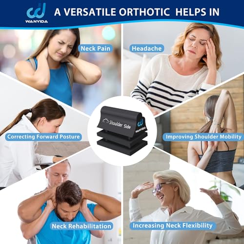 Relajante para Cuello y Hombros WANYIDA, Almohadas Quiroprácticas para Alivio del Dolor, Dispositivo de Tracción Cervical, Elegible para FSA HSA - imagen 5