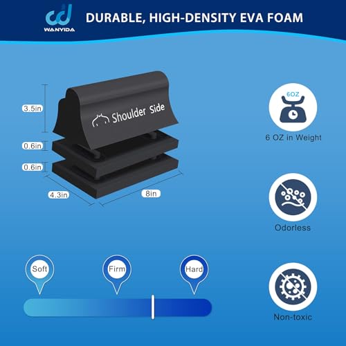 Relajante para Cuello y Hombros WANYIDA, Almohadas Quiroprácticas para Alivio del Dolor, Dispositivo de Tracción Cervical, Elegible para FSA HSA - imagen 6