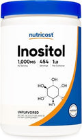 Nutricost Polvo de Inositol 1LB (454 Gramos) - Libre de Gluten, No Transgénico - imagen 1