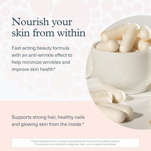 Colágeno Concentrado Youtheory con Verisol - Péptidos de Colágeno con Vitaminas C y B - Apoya Cabello, Uñas, Huesos y Articulaciones - 180 Tabletas - imagen 4