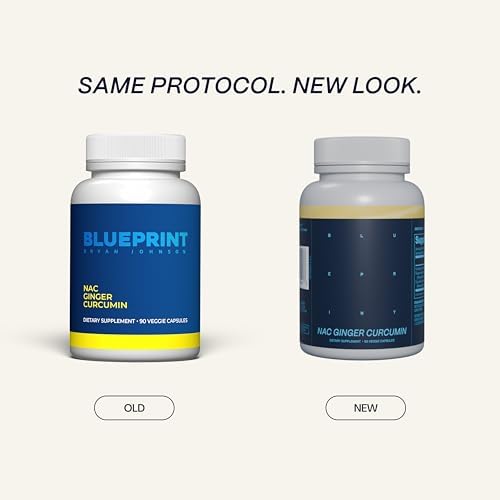 Suplemento NAC Blueprint Bryan Johnson - Promueve la Relajación, Función Inmunológica y Salud Respiratoria - Con N-Acetil-L-Cisteína, Jengibre, - imagen 7