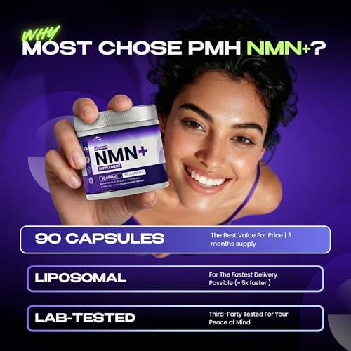 Suplemento PURE HEALTH MAX NMN con NAD+ y Resveratrol - Alternativa NMNH | Suplementos Liposomales de NAD para Hombres y Mujeres - Apoya la Energía - imagen 2