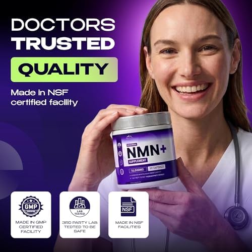 Suplemento PURE HEALTH MAX NMN con NAD+ y Resveratrol - Alternativa NMNH | Suplementos Liposomales de NAD para Hombres y Mujeres - Apoya la Energía - imagen 3