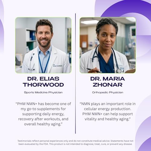 Suplemento PURE HEALTH MAX NMN con NAD+ y Resveratrol - Alternativa NMNH | Suplementos Liposomales de NAD para Hombres y Mujeres - Apoya la Energía - imagen 4