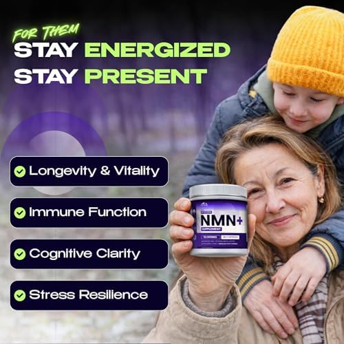 Suplemento PURE HEALTH MAX NMN con NAD+ y Resveratrol - Alternativa NMNH | Suplementos Liposomales de NAD para Hombres y Mujeres - Apoya la Energía - imagen 6