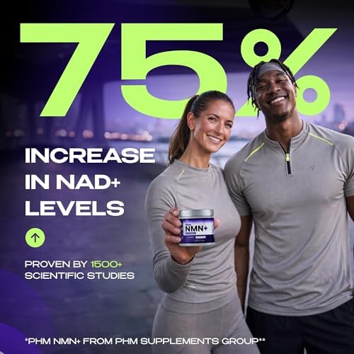 Suplemento PURE HEALTH MAX NMN con NAD+ y Resveratrol - Alternativa NMNH | Suplementos Liposomales de NAD para Hombres y Mujeres - Apoya la Energía - imagen 7