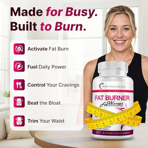 Quemador de Grasa Abdominal para Mujeres – Poderosas Pastillas para Pérdida de Peso que Atacan la Grasa Rebelde del Abdomen y Muslos – Acelerador - imagen 2