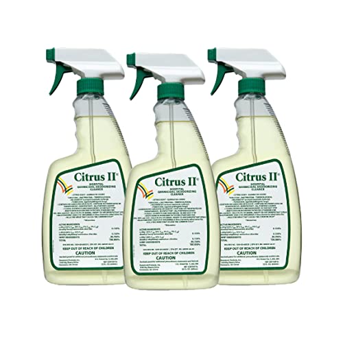 Limpiador Desinfectante Citrus II Hospitalario - Aroma Cítrico Fresco - Spray Desinfectante - 22 Fl Oz - Paquete de 3 - imagen 4