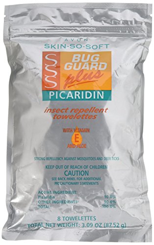 Toallitas Avon Skin So Soft Bug Guard Plus Picaridin (8 Piezas) — Repelente de Insectos Sin DEET para Viajes — Protege contra Garrapatas, Mosquitos y - imagen 5