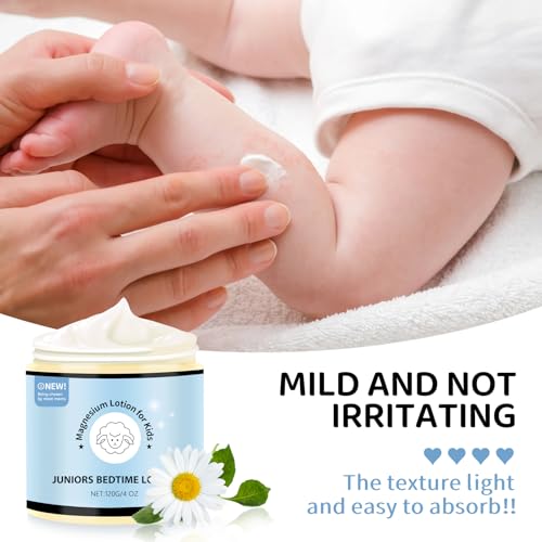 Loción de Magnesio LUusmm para Niños - Loción Orgánica para Bebés - Alivio y Relajación Suave - Crema Tópica de Magnesio que Calma a los Niños en la - imagen 3