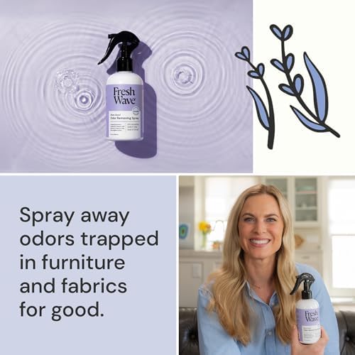 Spray Eliminador de Olores Fresh Wave con Fragancia a Lavanda, 8 oz | Paquete de 2 | Absorbe Olores para Hogar, Muebles, Telas y Basura - imagen 3