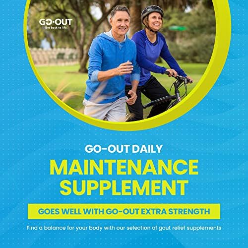 Suplemento Natural para el Ácido Úrico - Go Out Daily Maintenance con Cereza Ácida, Semilla de Apio y Cúrcuma - Vegano, No Transgénico, Sin Gluten, - imagen 3
