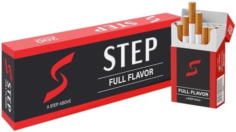 Cigarrillos Herbales STEP Full Flavor Rojos - Cartón Completo - ¡Gran Sabor! (10 Cajas = 200 piezas) - imagen 1