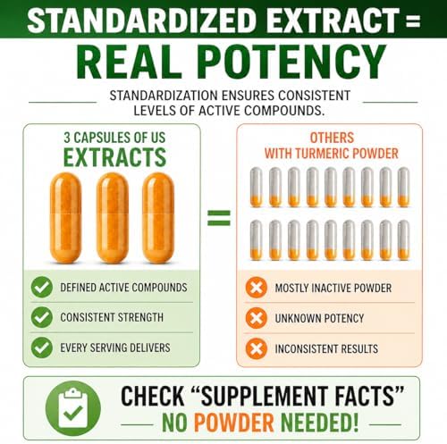 Suplemento de Extracto de Cúrcuma y Boswellia 2000 mg - Alta Potencia con Cúrcuma Curcumina y Extracto de Boswellia Serrata - 95% Curcuminoides - - imagen 7