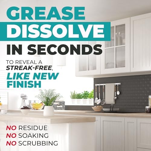 Limpiador de Gabinetes de Cocina – Desengrasante Efectivo y Suave, Sin Residuos, para Muebles de Madera y Pintados - Incluye Cepillo de Limpieza y - imagen 3