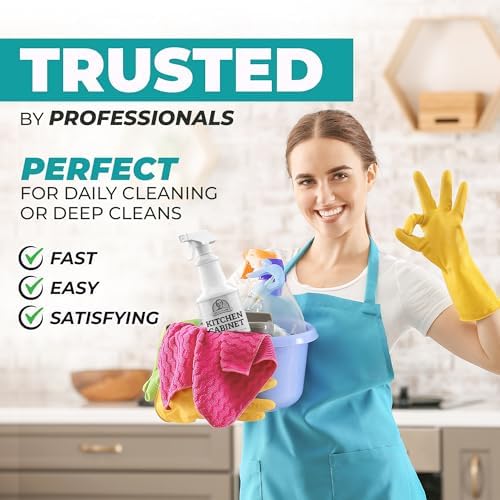 Limpiador de Gabinetes de Cocina – Desengrasante Efectivo y Suave, Sin Residuos, para Muebles de Madera y Pintados - Incluye Cepillo de Limpieza y - imagen 7