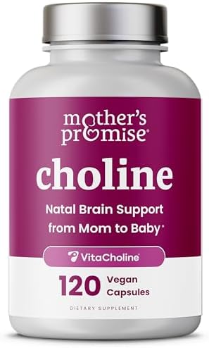 Suplementos de Colina Prenatal 550mg | 120 Cápsulas | Apoya el Desarrollo Cerebral y Función Cognitiva del Bebé Durante el Embarazo y Lactancia | - imagen 1