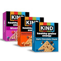 KIND Barras Energéticas Variadas, Sin Gluten, Snacks Saludables, Chocolate Oscuro, Mantequilla de Cacahuate, Frutos Rojos, 30 Piezas - imagen 1
