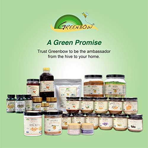 Polen de Abeja Orgánico Greenbow - 100% Certificado USDA Orgánico, No GMO, Halal, Kosher, Puro y Natural - Superalimento Rico en Proteínas, Vitaminas - imagen 8