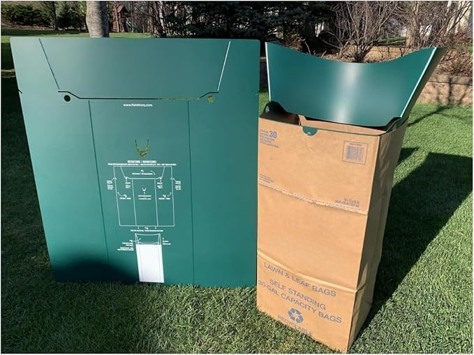 Bolsas de Papel para Residuos de Jardín y Hojas de 30 Galones, 2 Capas, Resistentes, Biodegradables, 10 Piezas, Hechas en EE. UU. - imagen 6