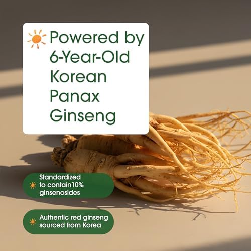 NatureBell Ginseng Rojo Coreano Panax - Suministro Duradero de 240 Softgels - 2,250mg Extracto de Raíz de Ginseng Rojo de 6 Años - Energía y Soporte - imagen 6