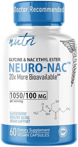 Suplemento Neuro NAC N-Acetil Cisteína Éster Etílico - 600 mg - 20x Más Bioavailable Que NAC - Aumenta Glutatión 10x Más Que Glutatión Liposomal - - imagen 1