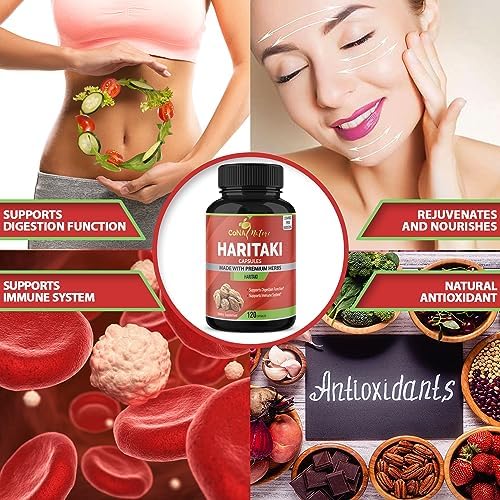 Cápsulas Orgánicas Haritaki de Cona Nature 2250MG, Rejuvenecimiento y Digestión, 120 Caps, Sin GMO, Veganas y Sin Gluten - imagen 6