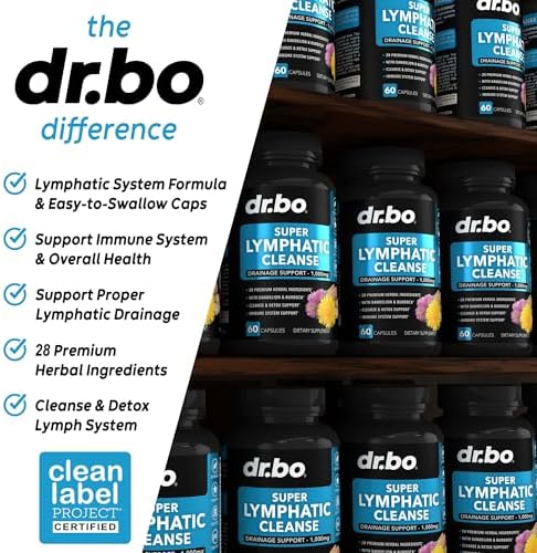 Suplementos de Drenaje Linfático - Apoyo Total Herbal con Equinácea, Jengibre, Diente de León, Raíz Roja y Trébol Rojo - Detox y Limpieza del Sistema - imagen 4