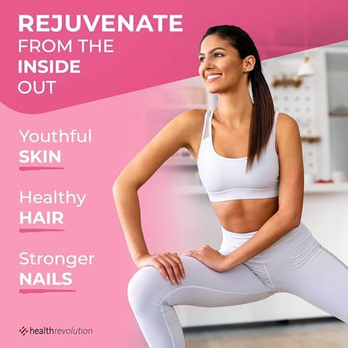 Polvo de Péptidos de Colágeno Múltiple – Tipos I, II, III, V, X, Colágeno Hidrolizado para Mujeres, 99% de Absorción, Piel, Cabello, Uñas, - imagen 5