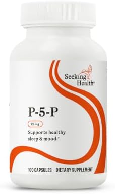 Seeking Health P-5-P (Fosfato de Piridoxal 5) - Apoyo a la Salud Inmunológica y Metabolismo de Homocisteína - Vitamina B6 Bioavailable - 100 Cápsulas - imagen 1