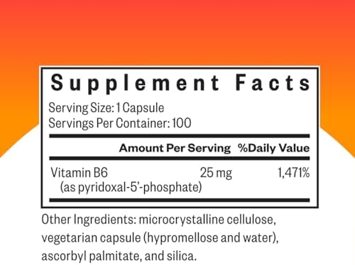 Seeking Health P-5-P (Fosfato de Piridoxal 5) - Apoyo a la Salud Inmunológica y Metabolismo de Homocisteína - Vitamina B6 Bioavailable - 100 Cápsulas - imagen 2