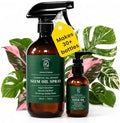 Aceite de Neem para Plantas (Rinde 30 Botellas) con Botella de Spray y Aceites Esenciales para Plantas de Interior y Jardines Exteriores, Brillo - imagen 1