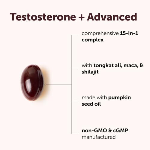 Micro Ingredients Testosterone+ Avanzado para Hombres y Mujeres, 240 Softgels | Complejo 15 en 1 con Tongkat Ali, Horny Goat Weed, Shilajit, Maca y - imagen 2