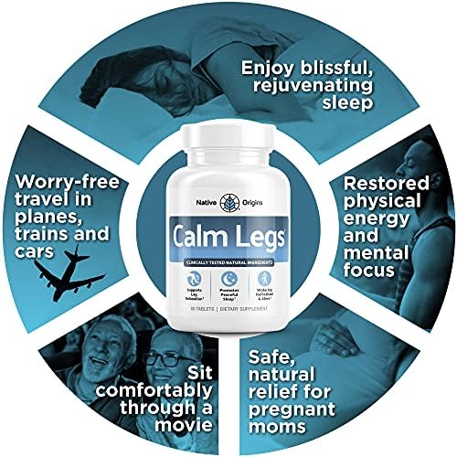Calm Legs Natural para Picazón, Hormigueo y Piernas Agitadas con Hierro, Magnesio y Raíz de Valeriana (60 Tabletas) - imagen 5