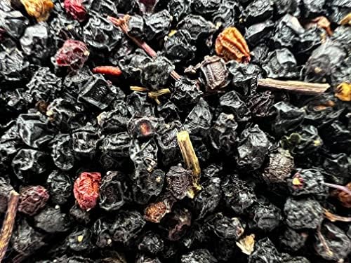 Elderberries U.S. Wellness Naturals – 1lb (Cosecha Silvestre Real) | 100% Orgánico Certificado USDA | Saúco Negro Seco a Granel para Jarabe, Gomas, - imagen 4