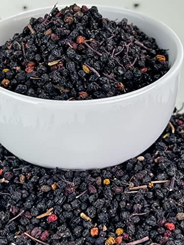 Elderberries U.S. Wellness Naturals – 1lb (Cosecha Silvestre Real) | 100% Orgánico Certificado USDA | Saúco Negro Seco a Granel para Jarabe, Gomas, - imagen 5