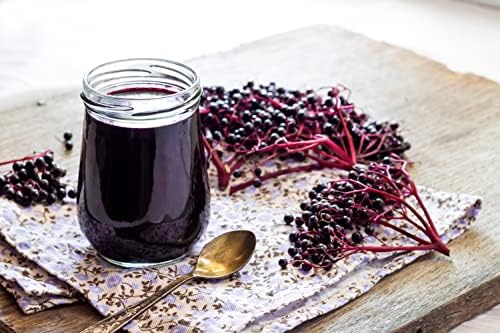 Elderberries U.S. Wellness Naturals – 1lb (Cosecha Silvestre Real) | 100% Orgánico Certificado USDA | Saúco Negro Seco a Granel para Jarabe, Gomas, - imagen 6